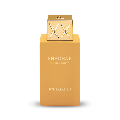 Shaghaf Vanilla Toffee Perfume 75ml – A Sweet and Exotic Gourmand Fragrance