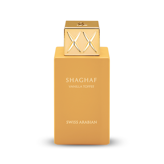 Shaghaf Vanilla Toffee Perfume 75ml – A Sweet and Exotic Gourmand Fragrance