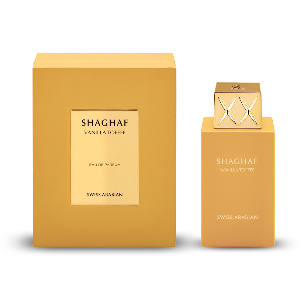 Shaghaf Vanilla Toffee Perfume 75ml – A Sweet and Exotic Gourmand Fragrance